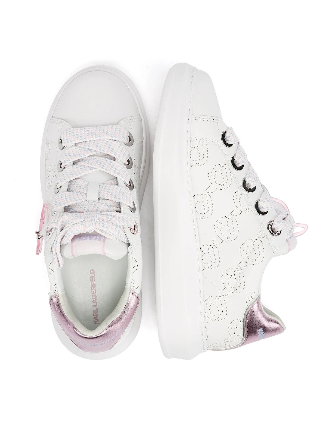 Kapri NFT Plexi Pendant Leather Women's White/Lilac Trainers