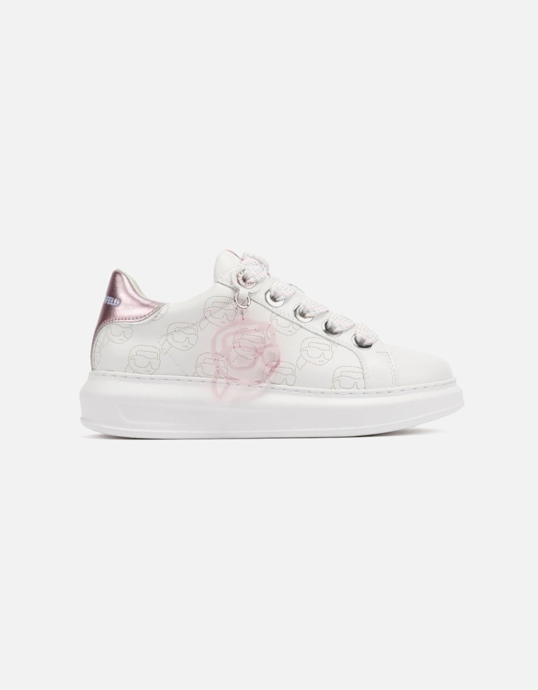 Kapri NFT Plexi Pendant Leather Women's White/Lilac Trainers
