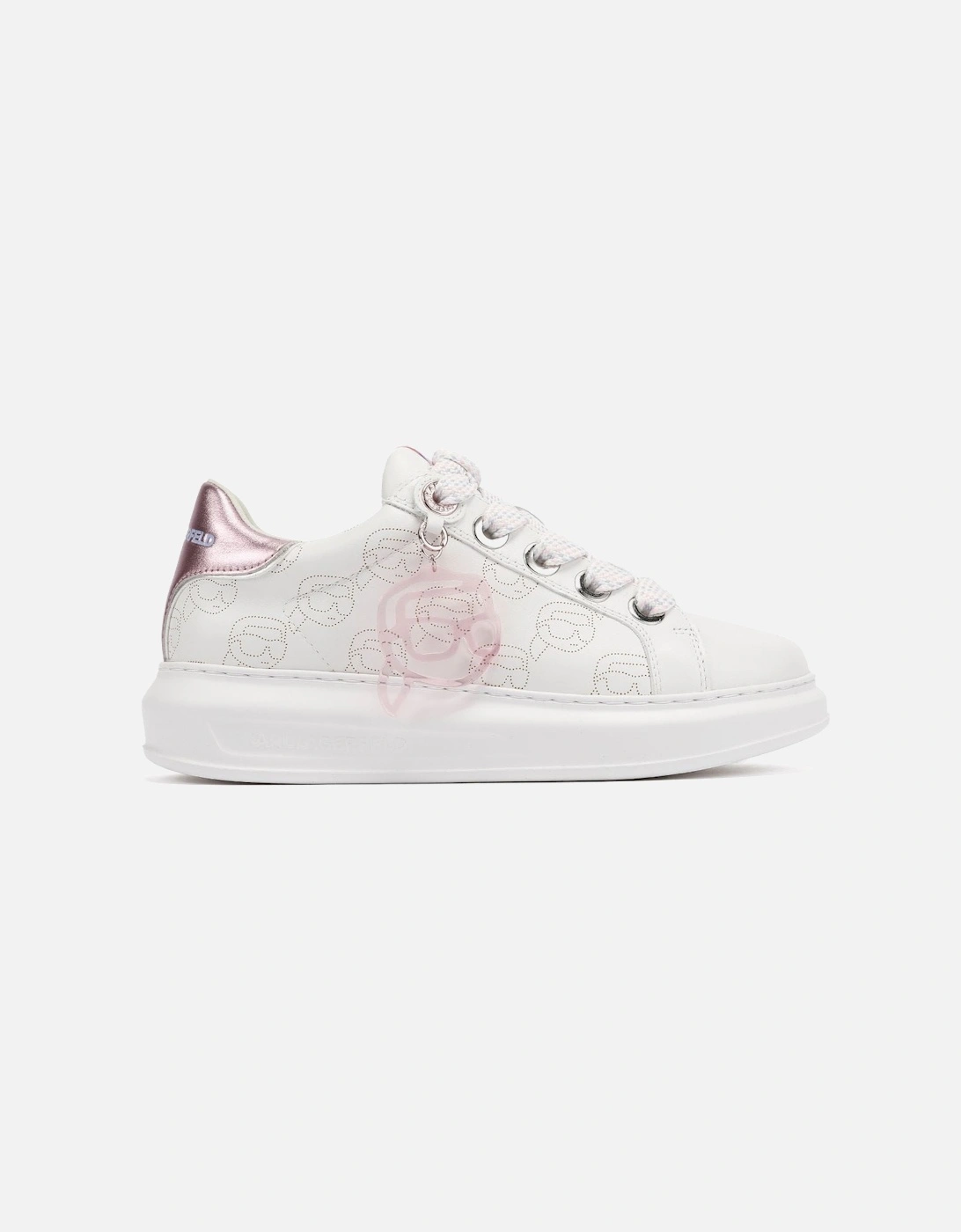 Kapri NFT Plexi Pendant Leather Women's White/Lilac Trainers