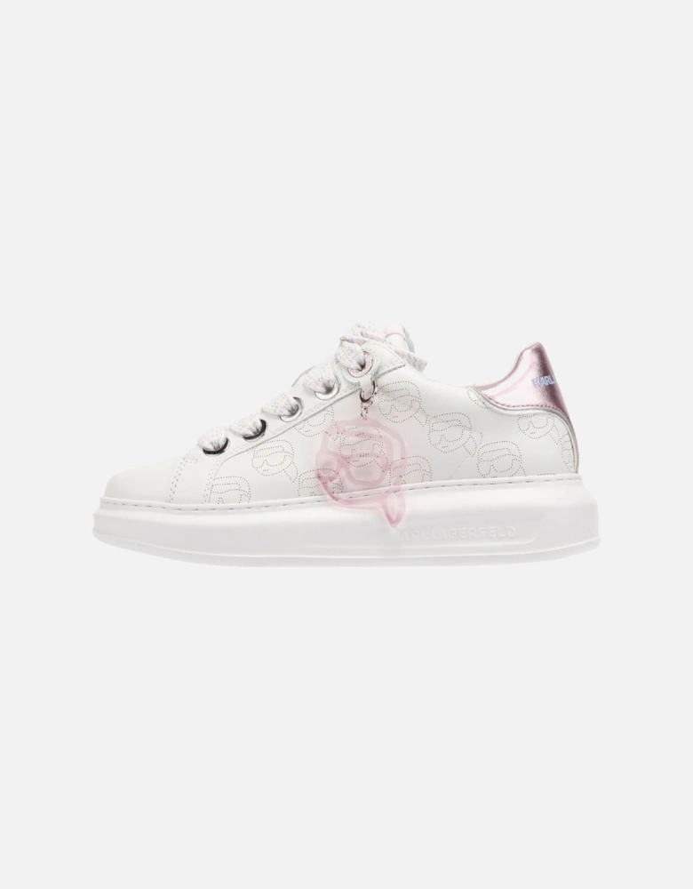 Kapri NFT Plexi Pendant Leather Women's White/Lilac Trainers