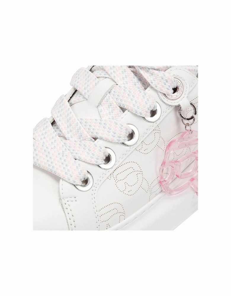 Kapri NFT Plexi Pendant Leather Women's White/Lilac Trainers