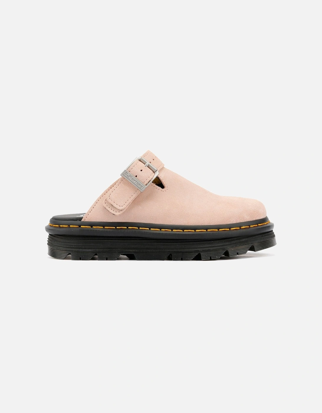 Dr. Martens Zebzag EH Suede Women's Powder Pink Mules