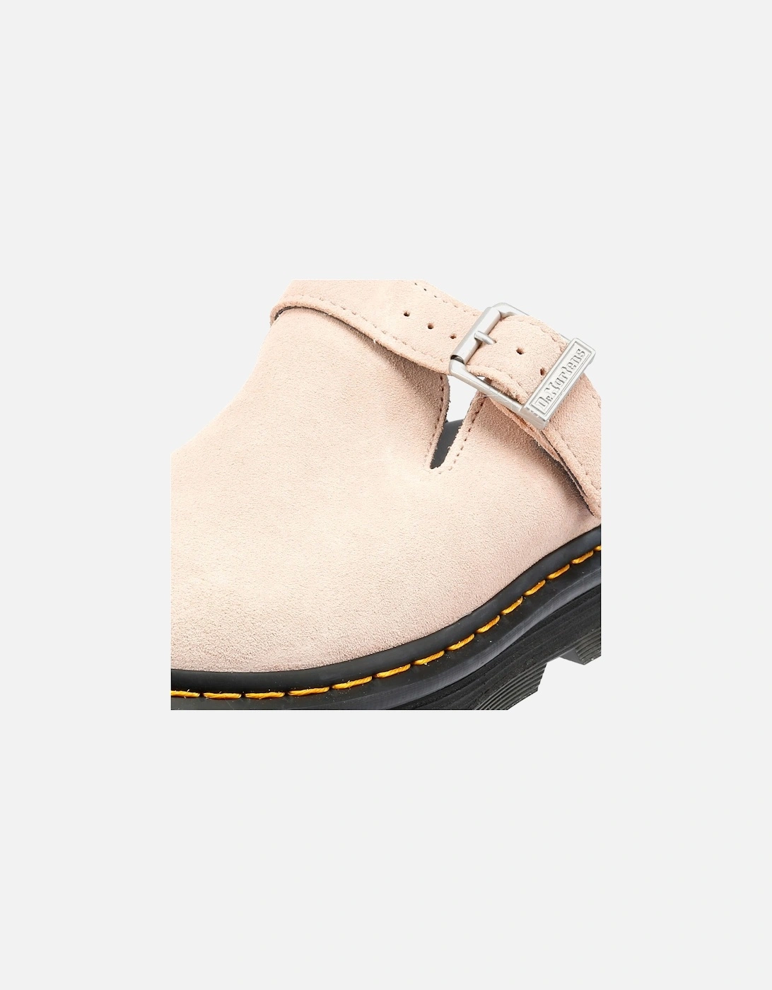 Dr. Martens Zebzag EH Suede Women's Powder Pink Mules