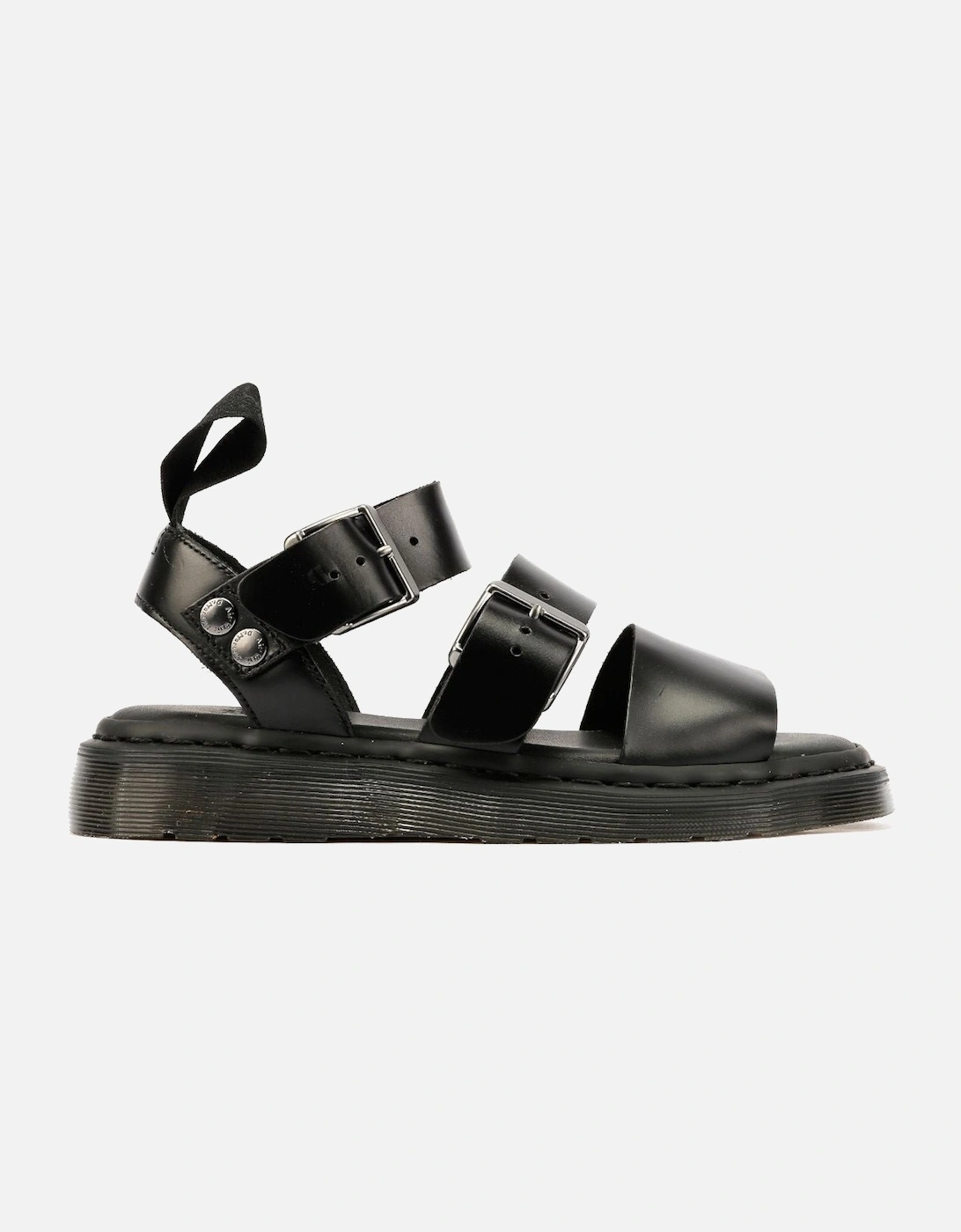 Dr. Martens Gryphon Brando Leather Women's Black Sandals