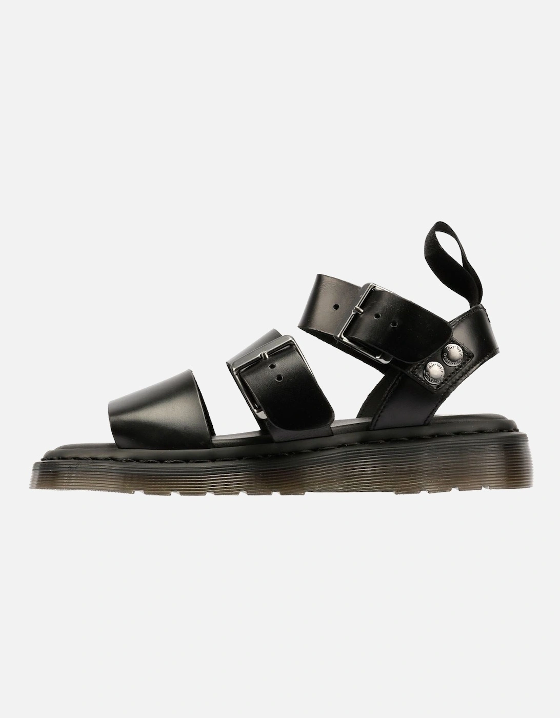 Dr. Martens Gryphon Brando Leather Women's Black Sandals