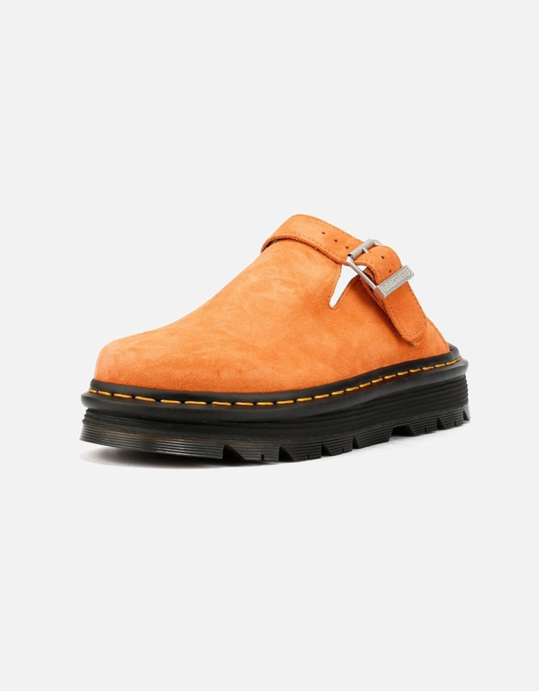 Dr. Martens Zebzag EH Suede Orange Zest Mule