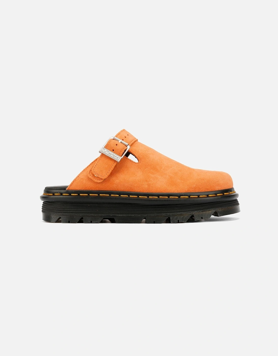 Dr. Martens Zebzag EH Suede Orange Zest Mule