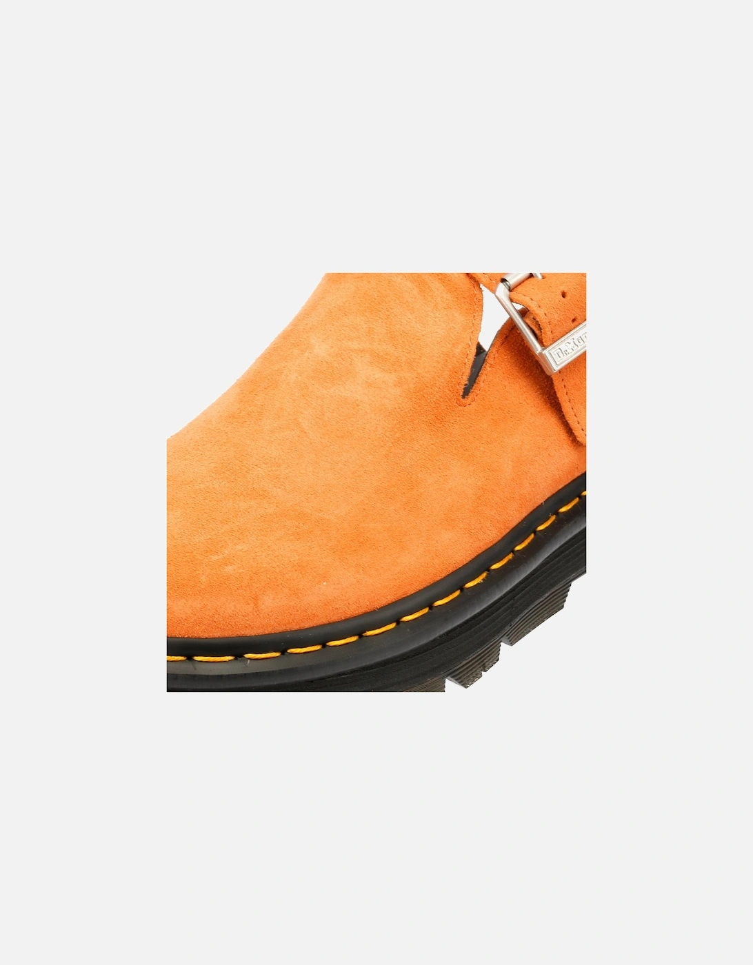 Dr. Martens Zebzag EH Suede Orange Zest Mule