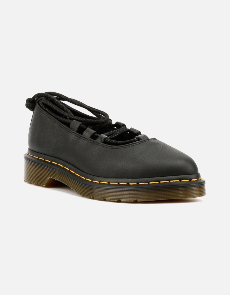 Dr. Martens Elphie II Virginia Leather Women's Black Shoes