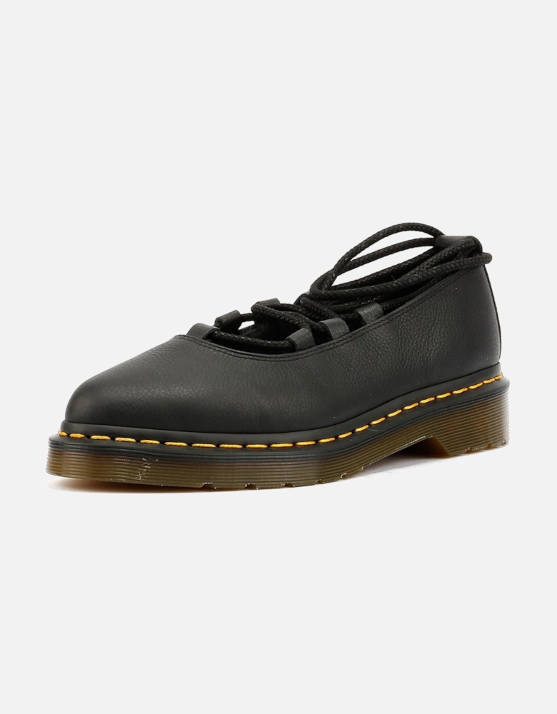 Dr. Martens Elphie II Virginia Leather Women's Black Shoes