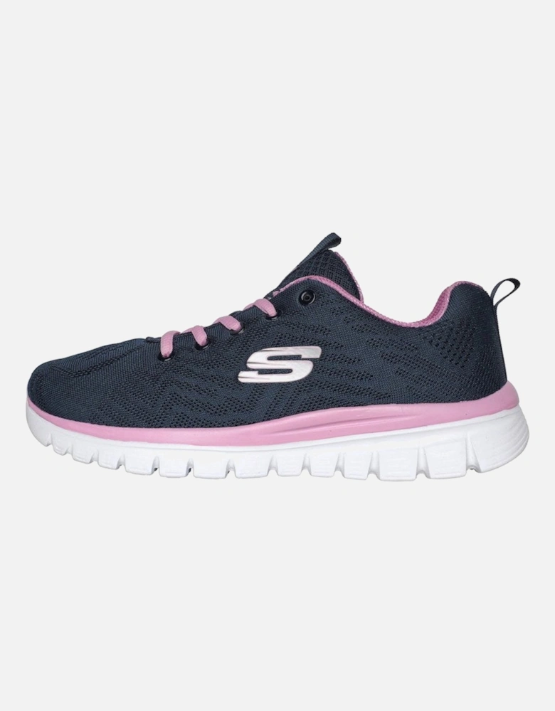 BOB SQUAD CHAOS - SOLID STEP Mens Trainers Navy/Grey/Pink