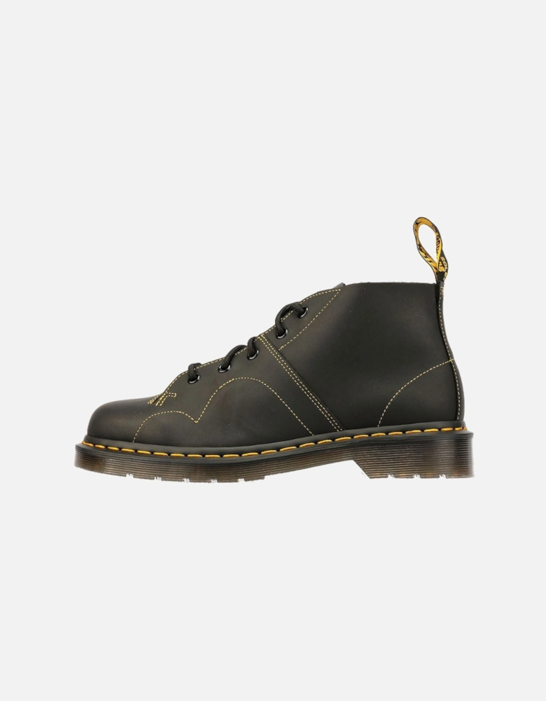 Dr. Martens Church Leather Black Boots