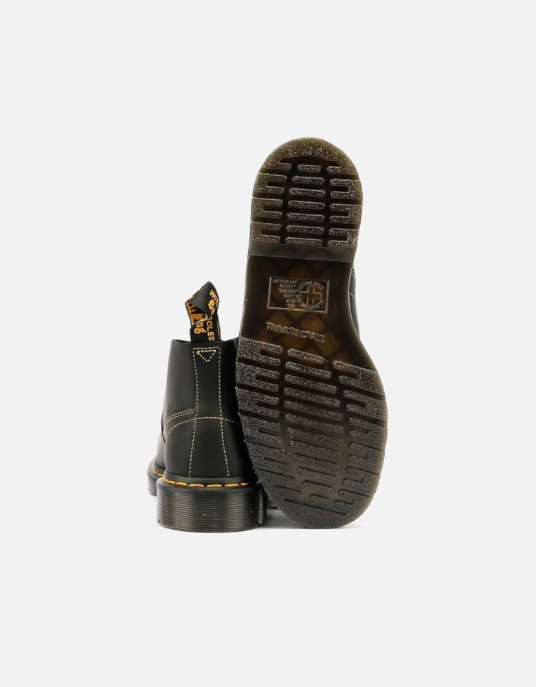 Dr. Martens Church Leather Black Boots