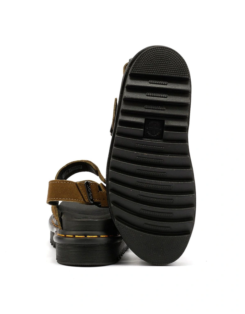 Dr. Martens Voss II Bronx Women's Olive Sandals