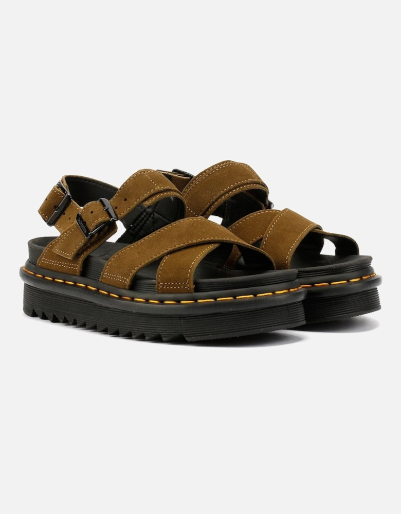 Dr. Martens Voss II Bronx Women's Olive Sandals