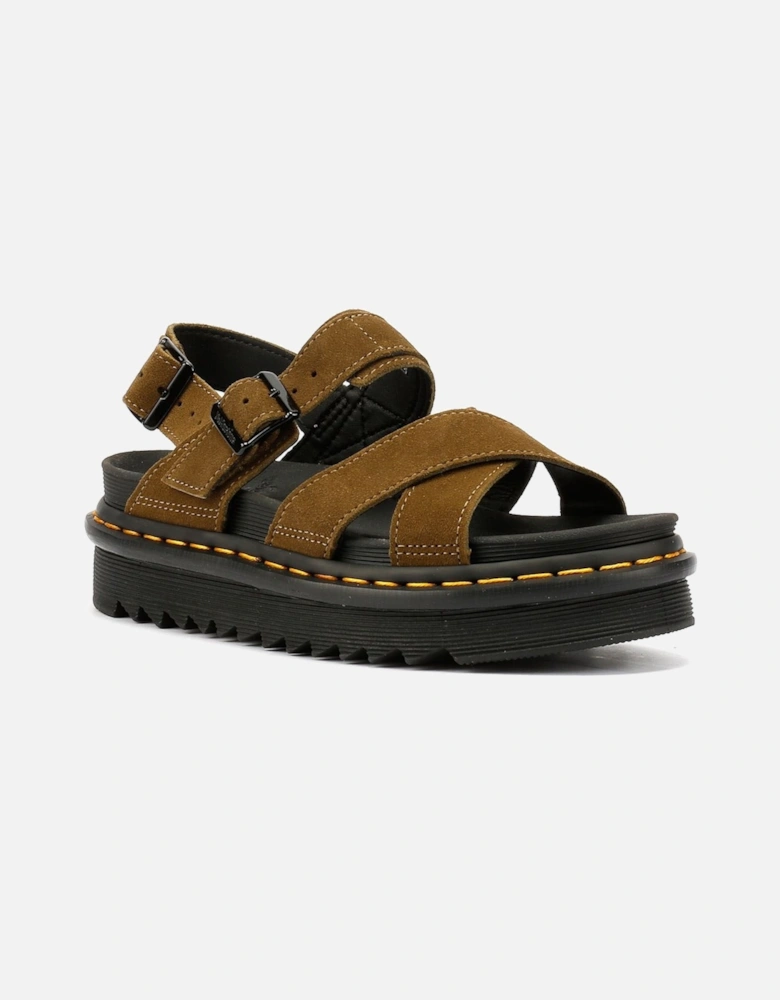 Dr. Martens Voss II Bronx Women's Olive Sandals