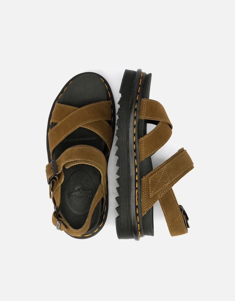 Dr. Martens Voss II Bronx Women's Olive Sandals