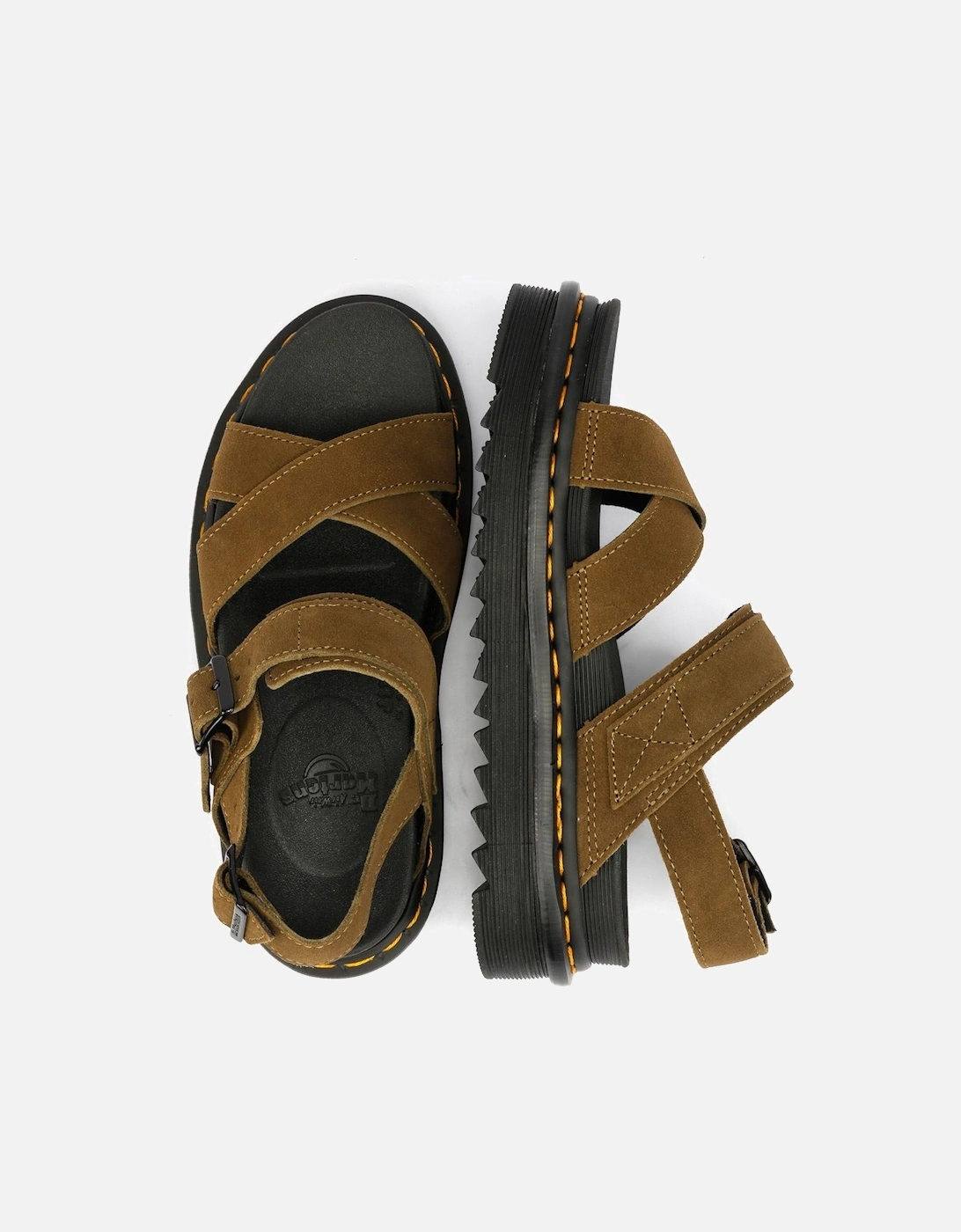 Dr. Martens Voss II Bronx Women's Olive Sandals