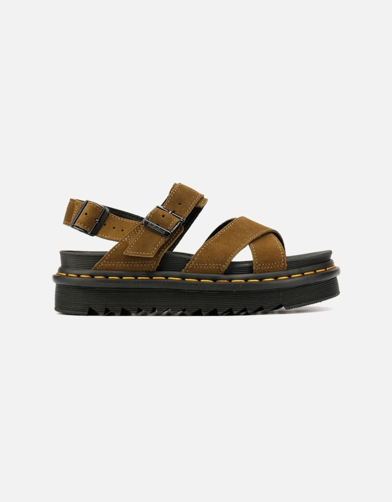 Dr. Martens Voss II Bronx Women's Olive Sandals