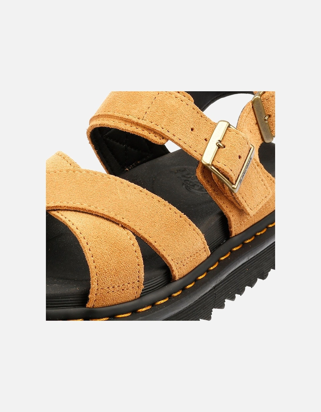 Dr. Martens Voss II EH Suede Women's Rich Tan Sandals