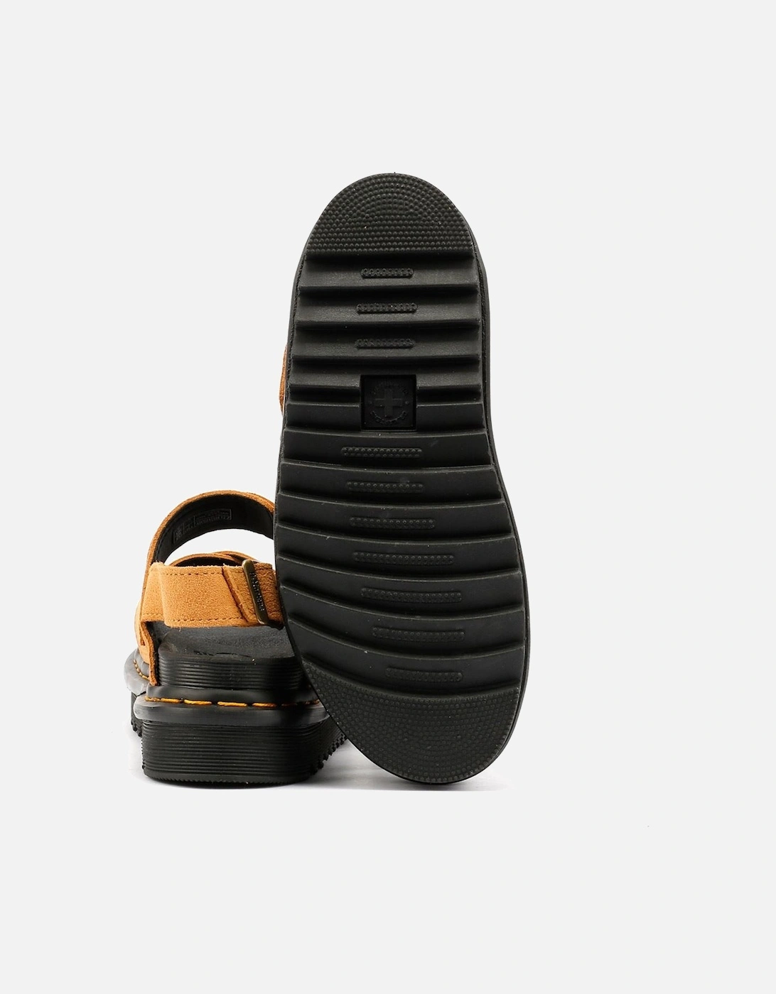 Dr. Martens Voss II EH Suede Women's Rich Tan Sandals