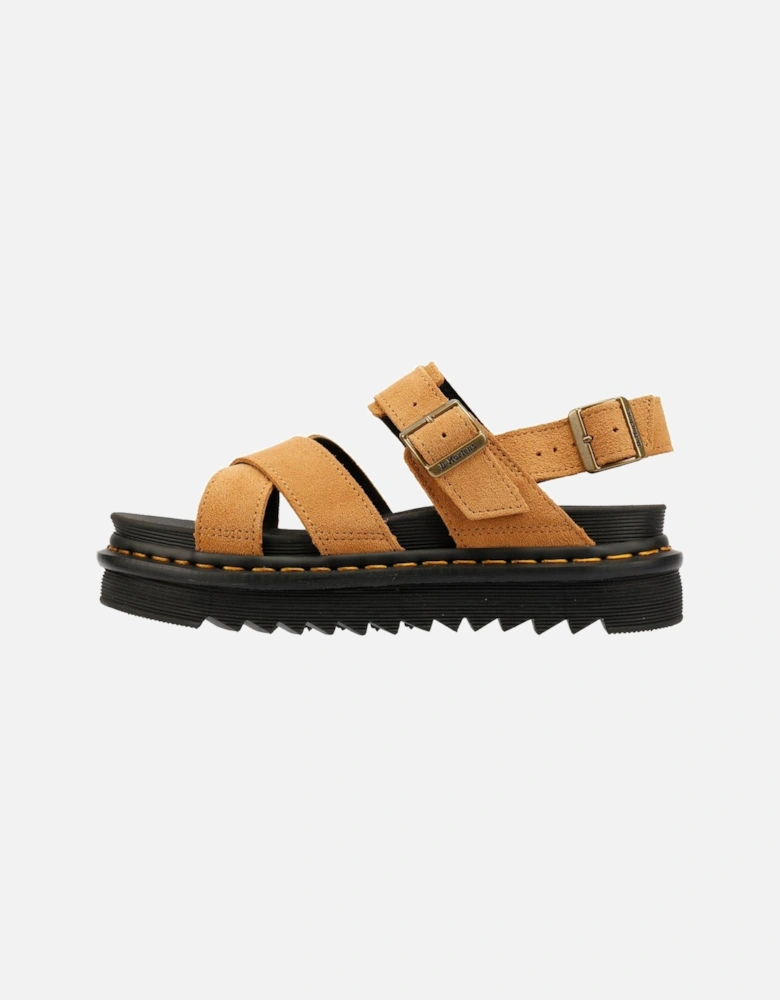 Dr. Martens Voss II EH Suede Women's Rich Tan Sandals