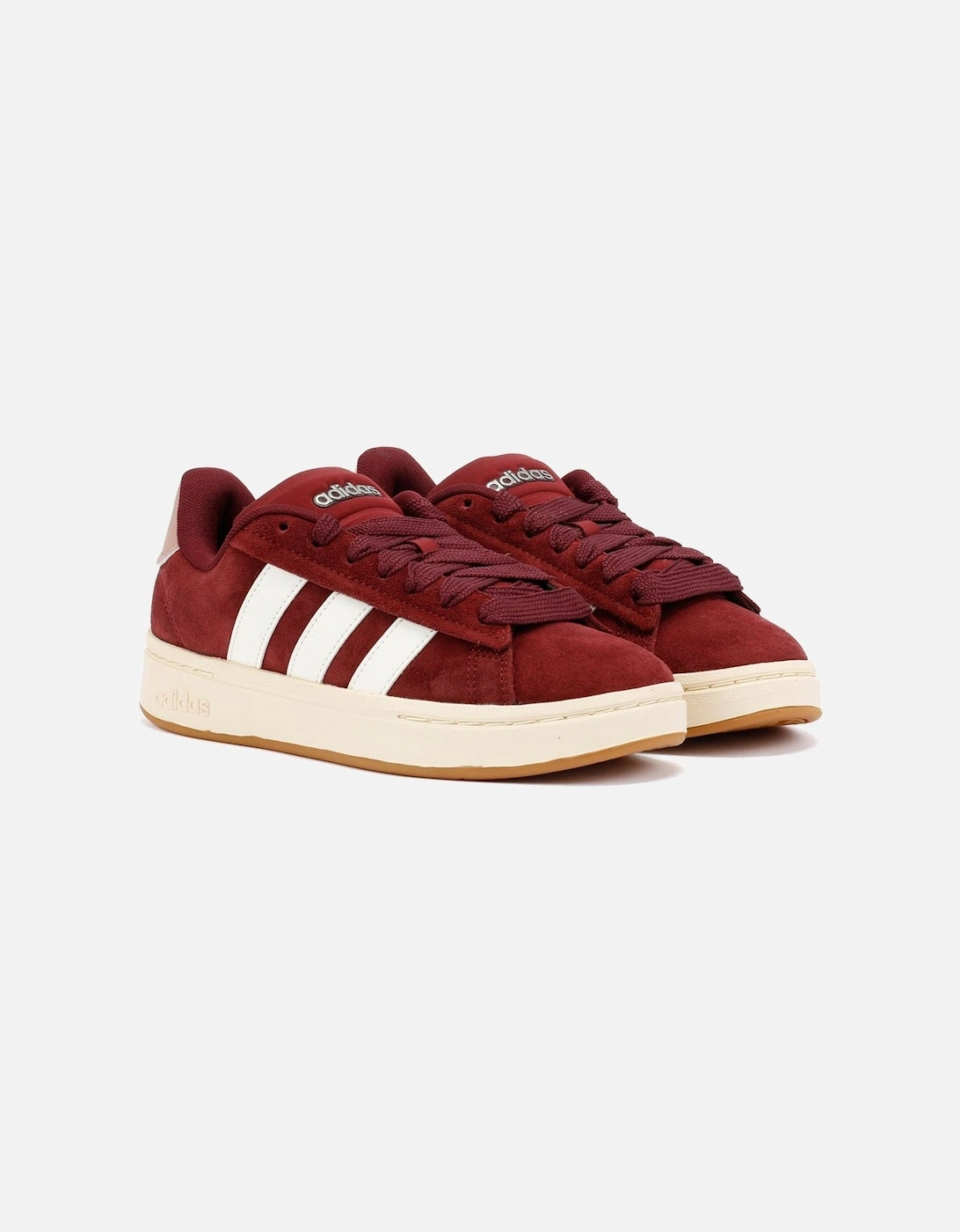 Grand Court Alpha 00s Women's Burgundy/White Trainers, 9 of 8
