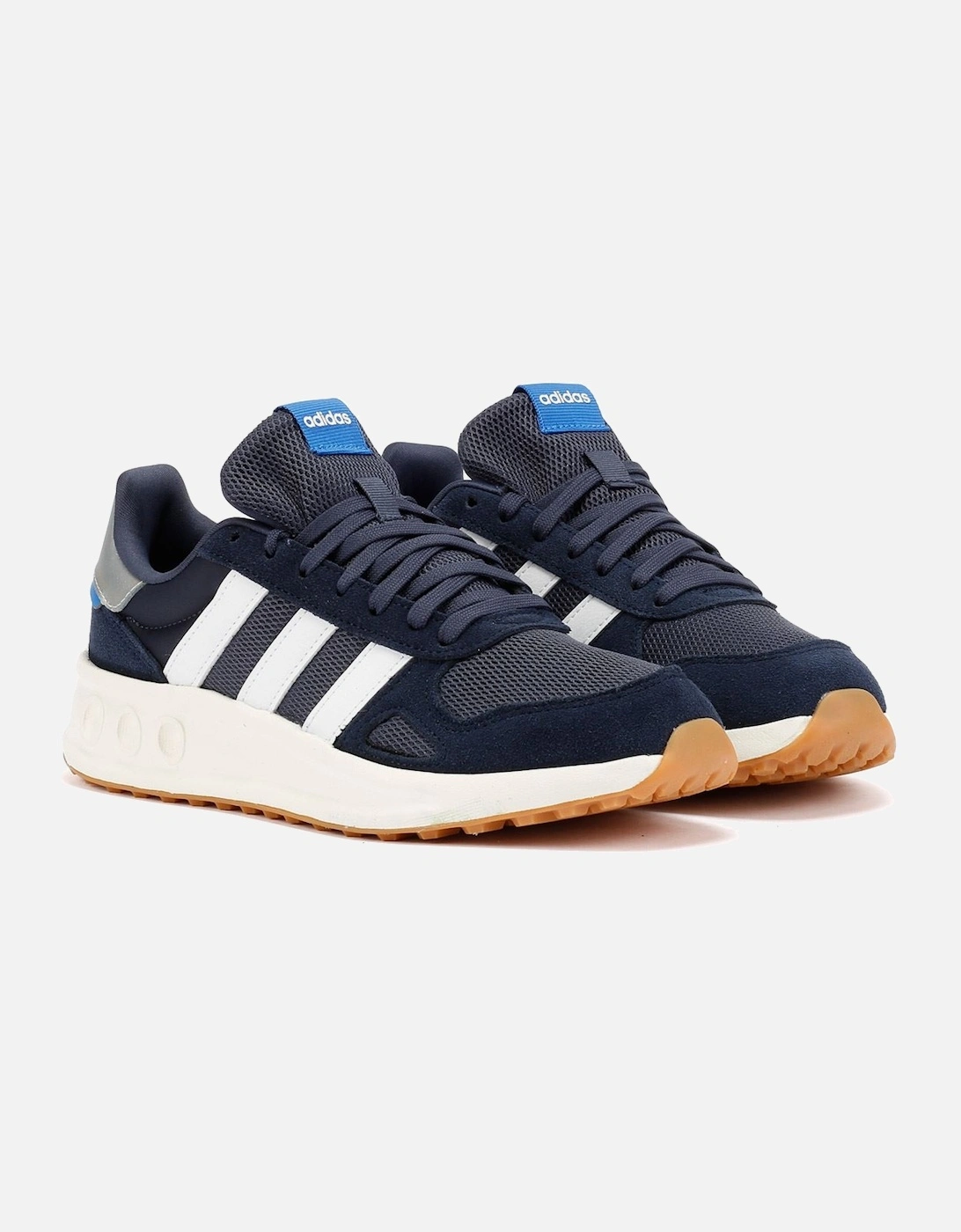 Run 84 Men's Navy/White/Silver Trainers, 9 of 8