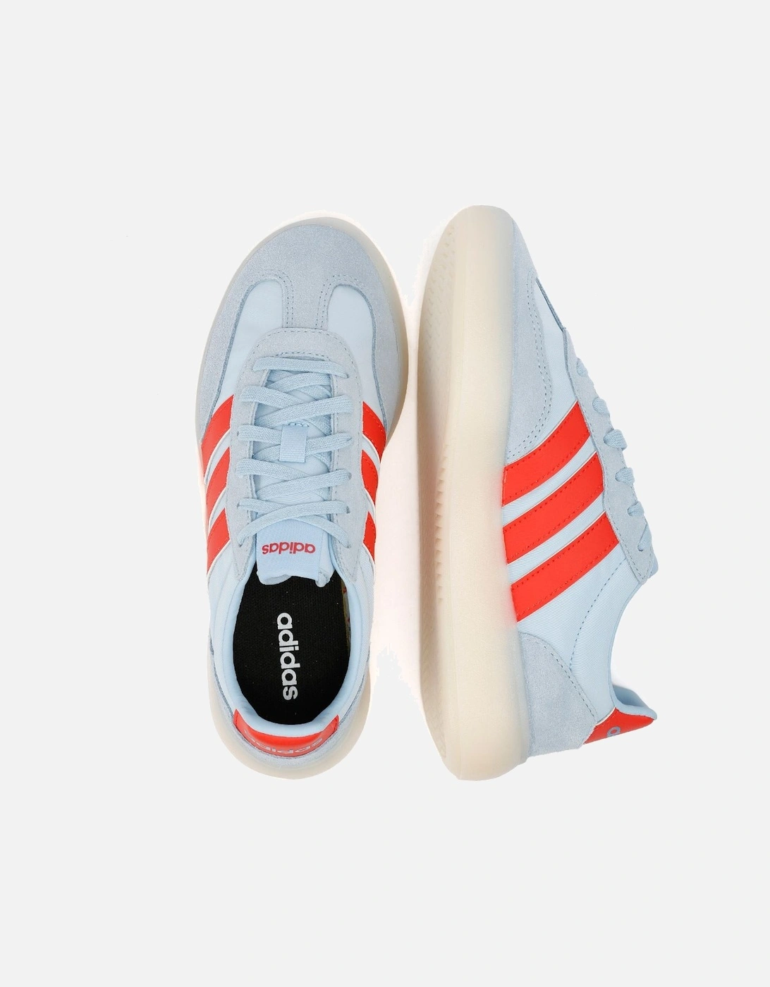 Barreda Decode Sky Blue/Orange Trainers