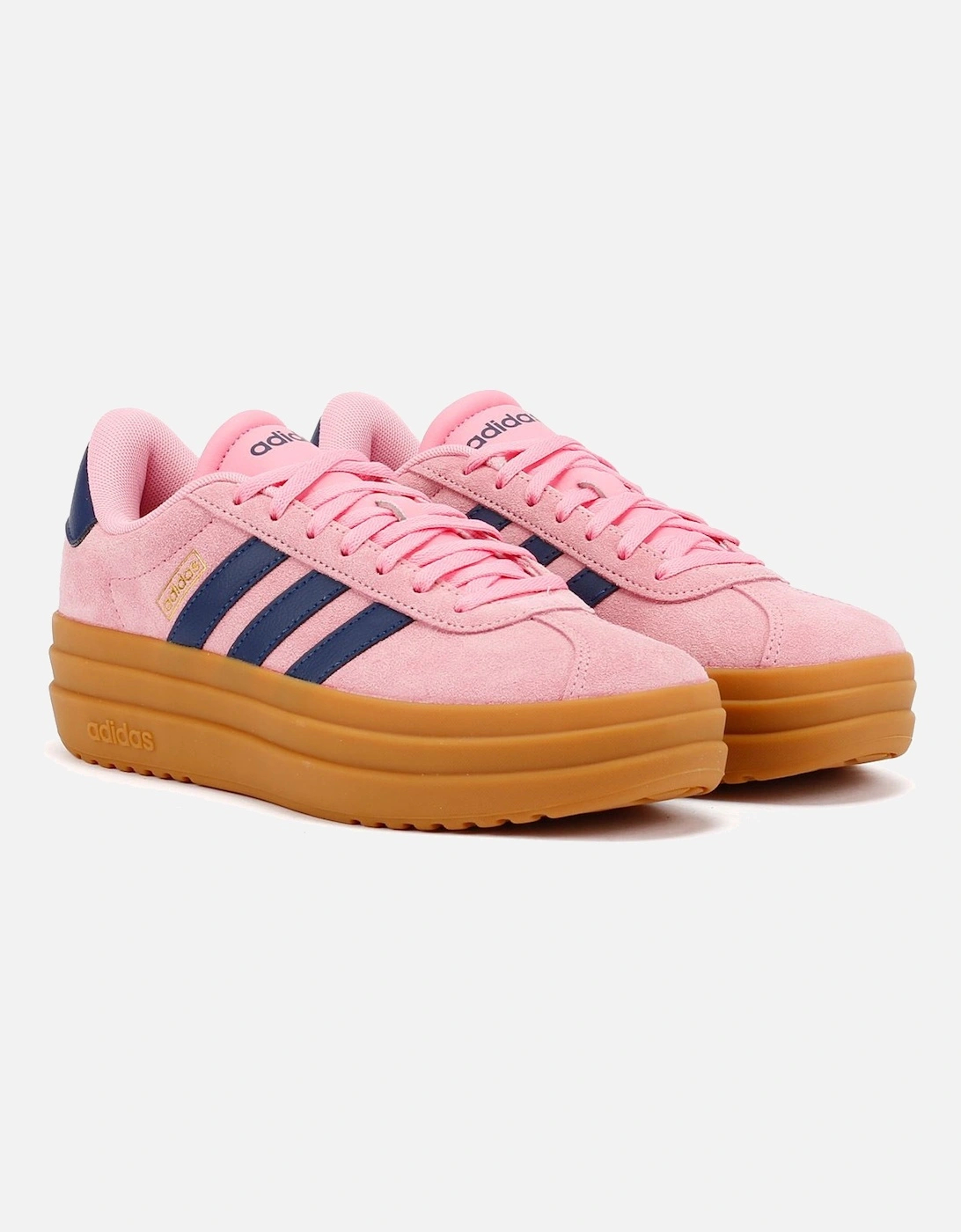 VL Court Bold Women's Pink/Blue/Gold Trainers, 9 of 8