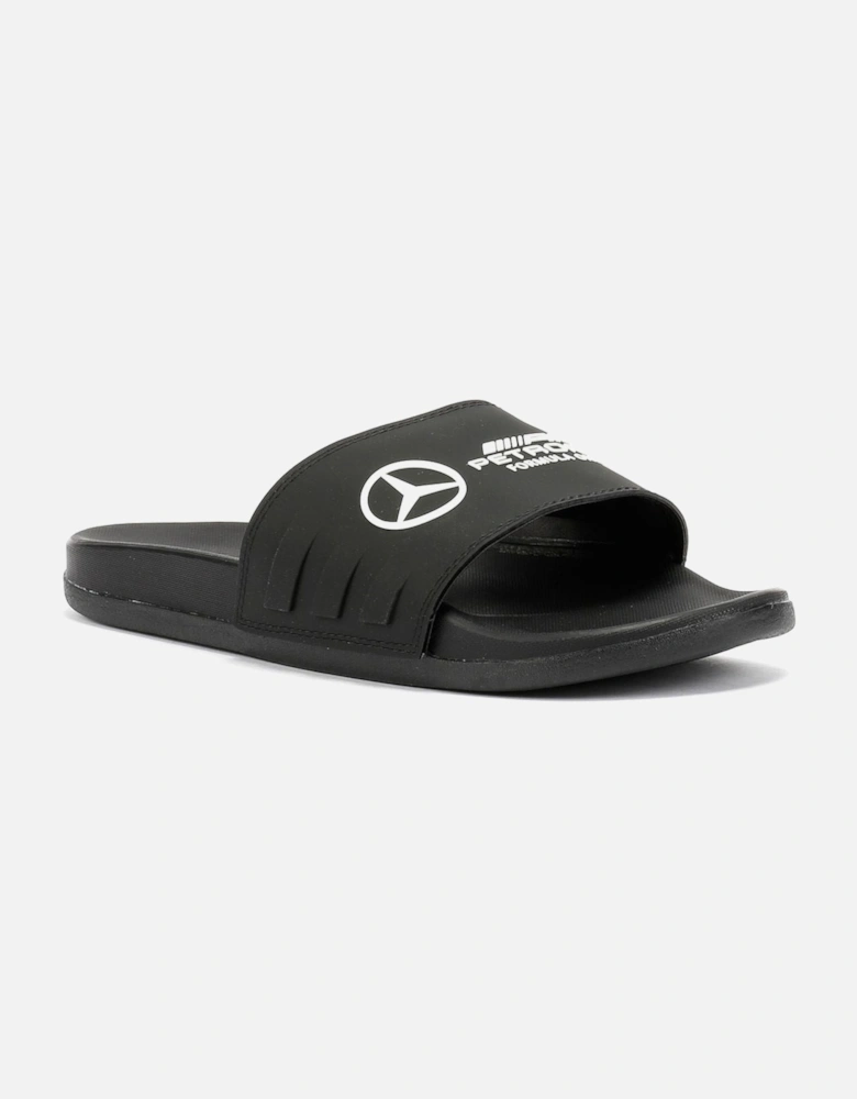 Adilette Comfort Mercedes Black Slides