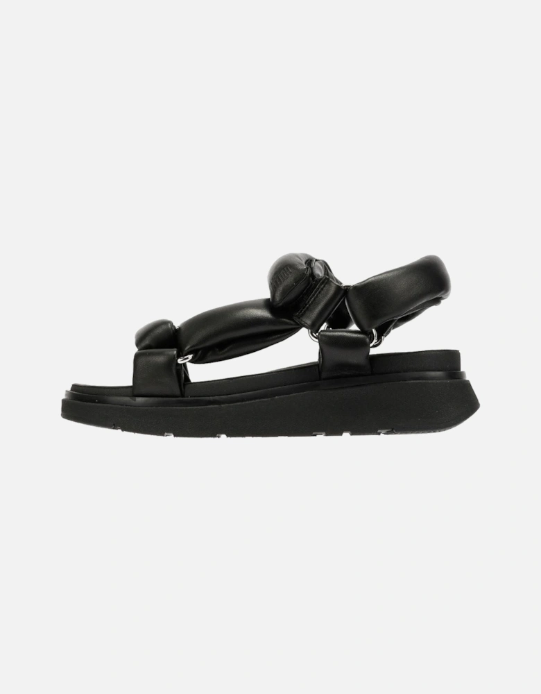 Gen-FF Soft Leather Women's Black Sandals