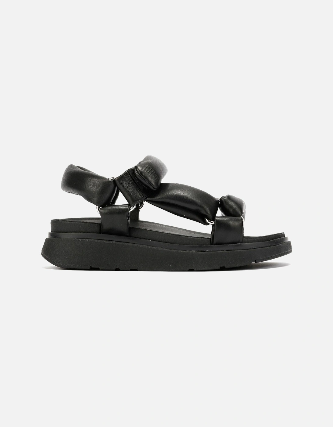 Gen-FF Soft Leather Women's Black Sandals