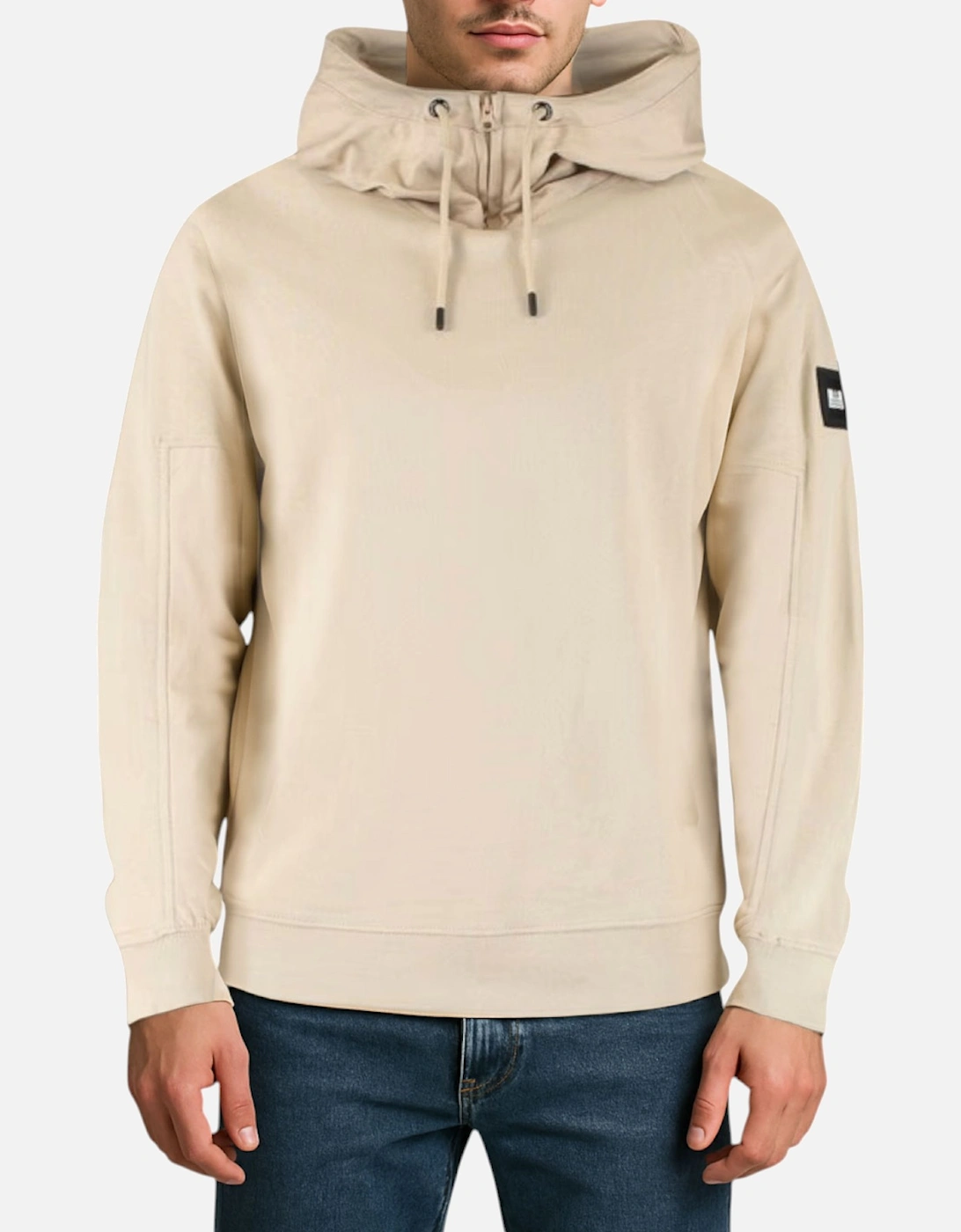 Sofia Mens Hoodie Long Sleeve Fleece Pullover Sleeve Panel Hood, 3 of 2
