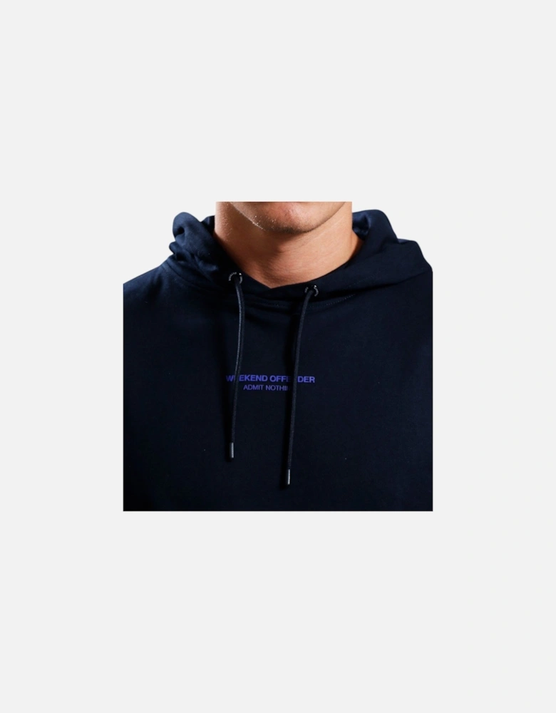 Mens Hoodie Elvira Navy Electric Pullover Long Sleeve Top New