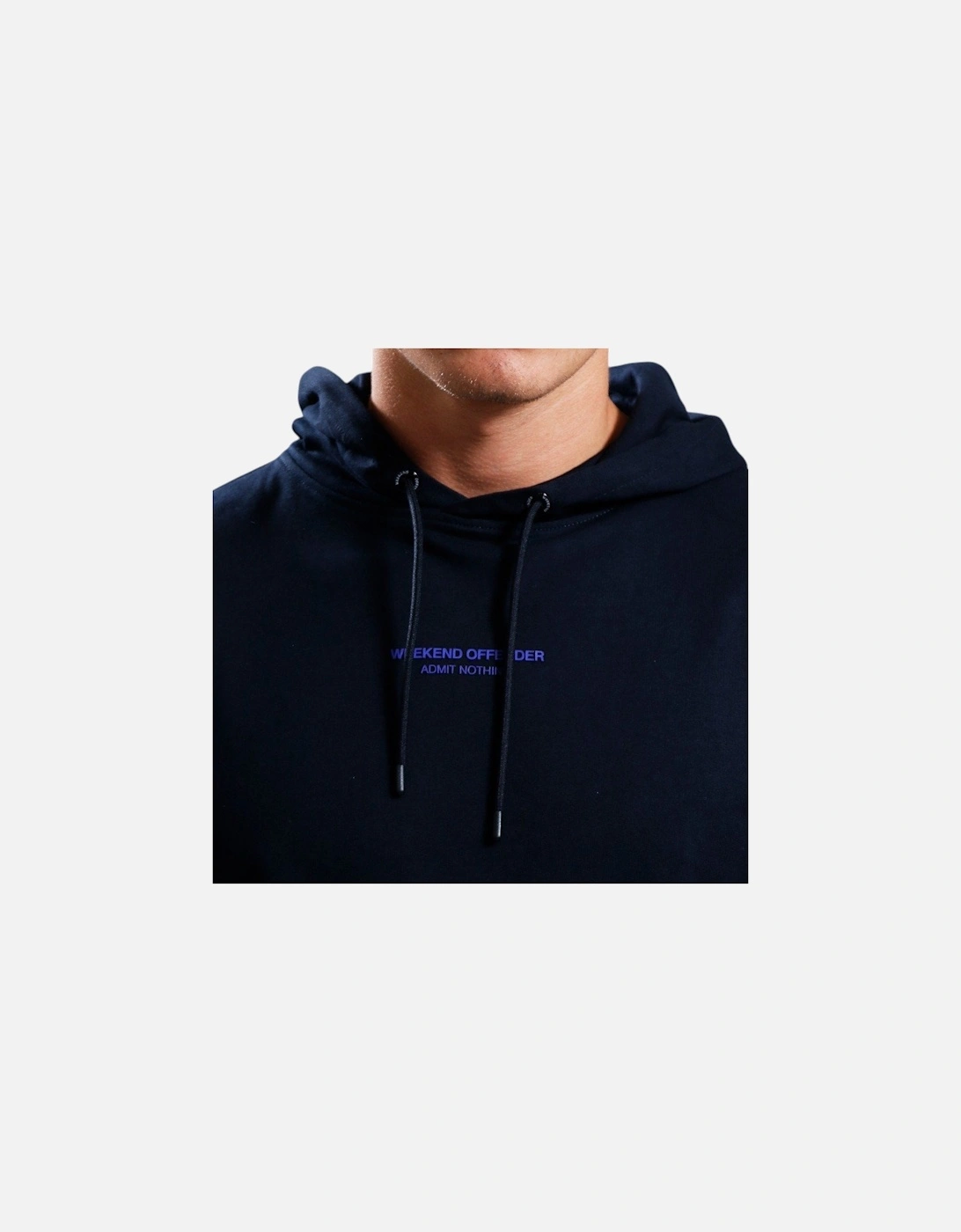 Mens Hoodie Elvira Navy Electric Pullover Long Sleeve Top New