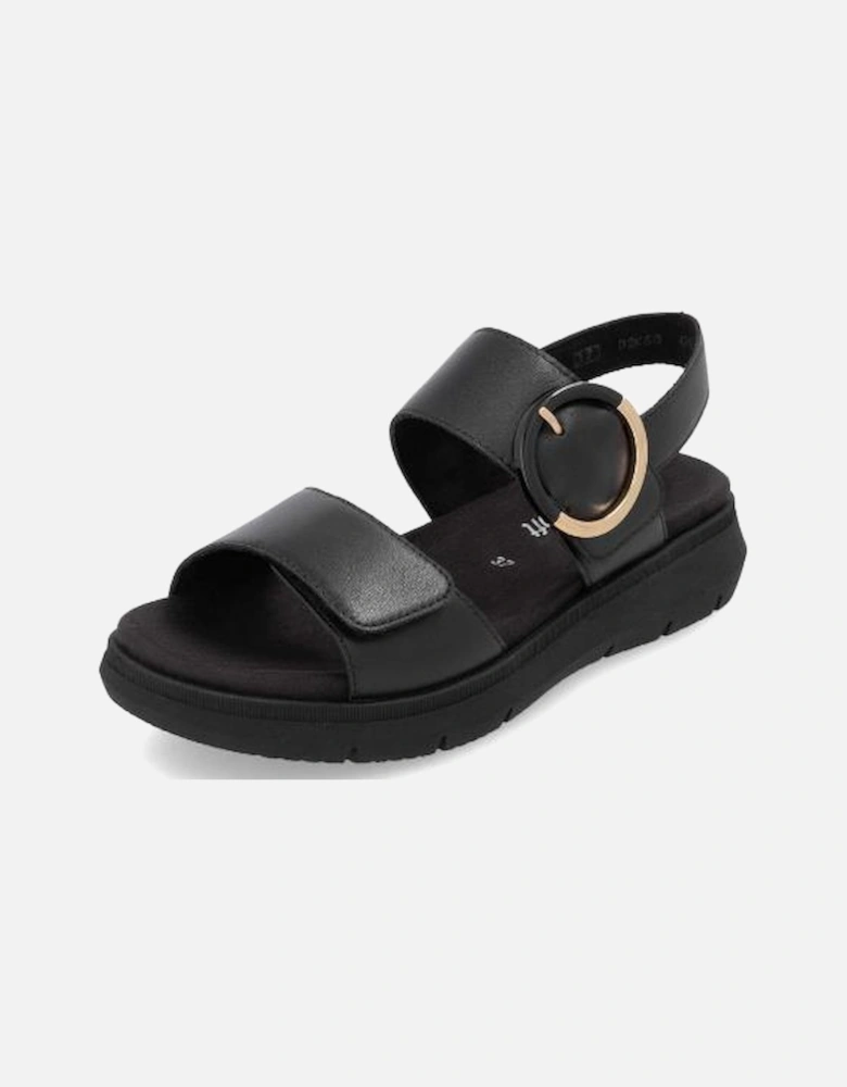 Ladies sandal D2K50-00 in Black