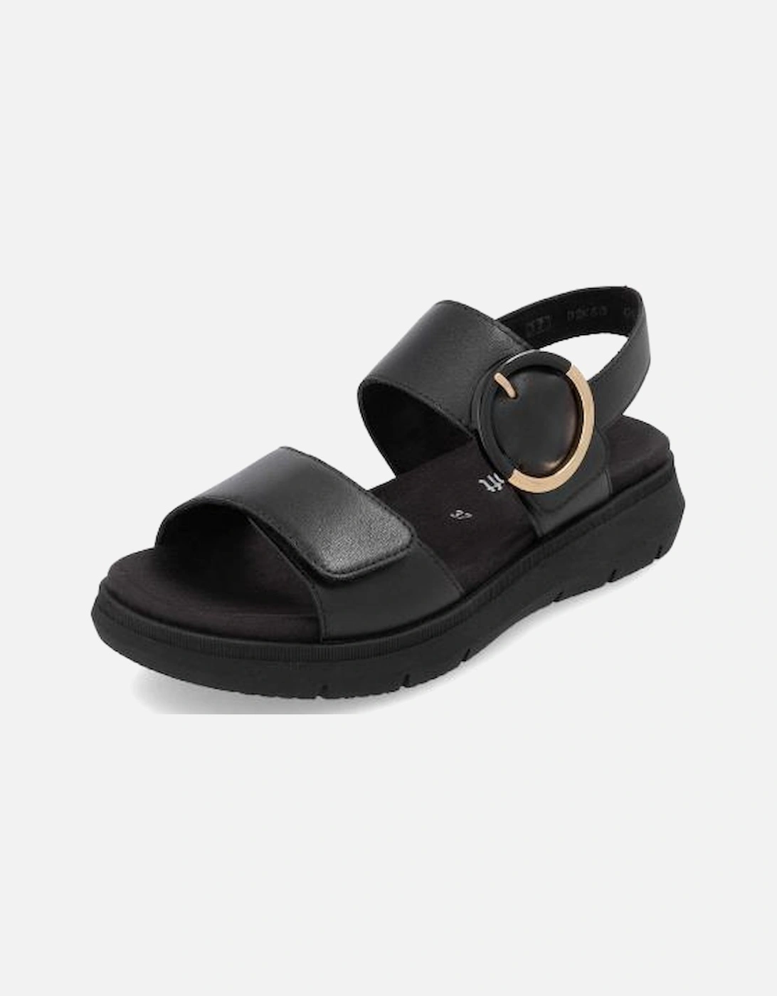 Ladies sandal D2K50-00 in Black, 11 of 10