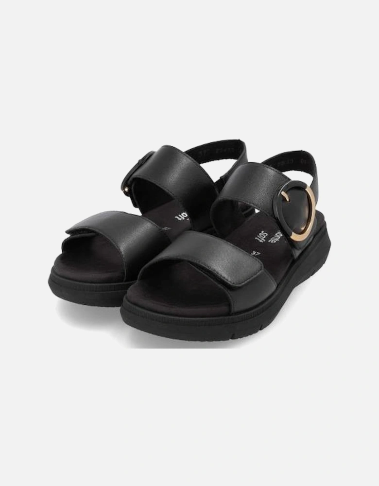 Ladies sandal D2K50-00 in Black
