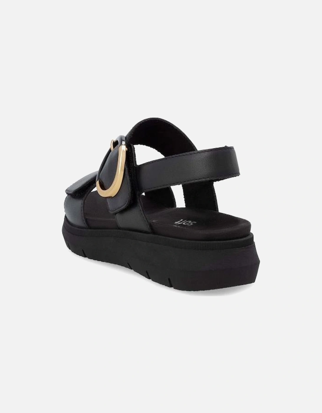 Ladies sandal D2K50-00 in Black