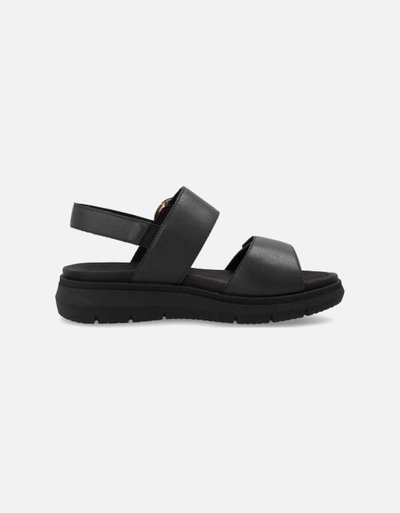 Ladies sandal D2K50-00 in Black