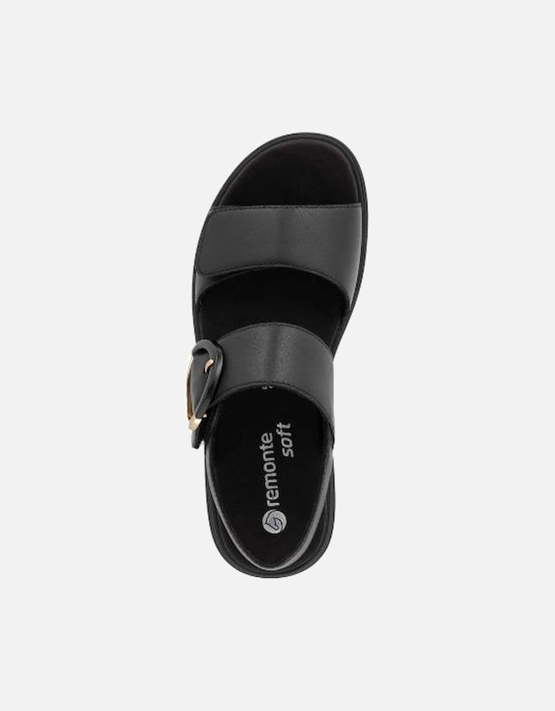 Ladies sandal D2K50-00 in Black