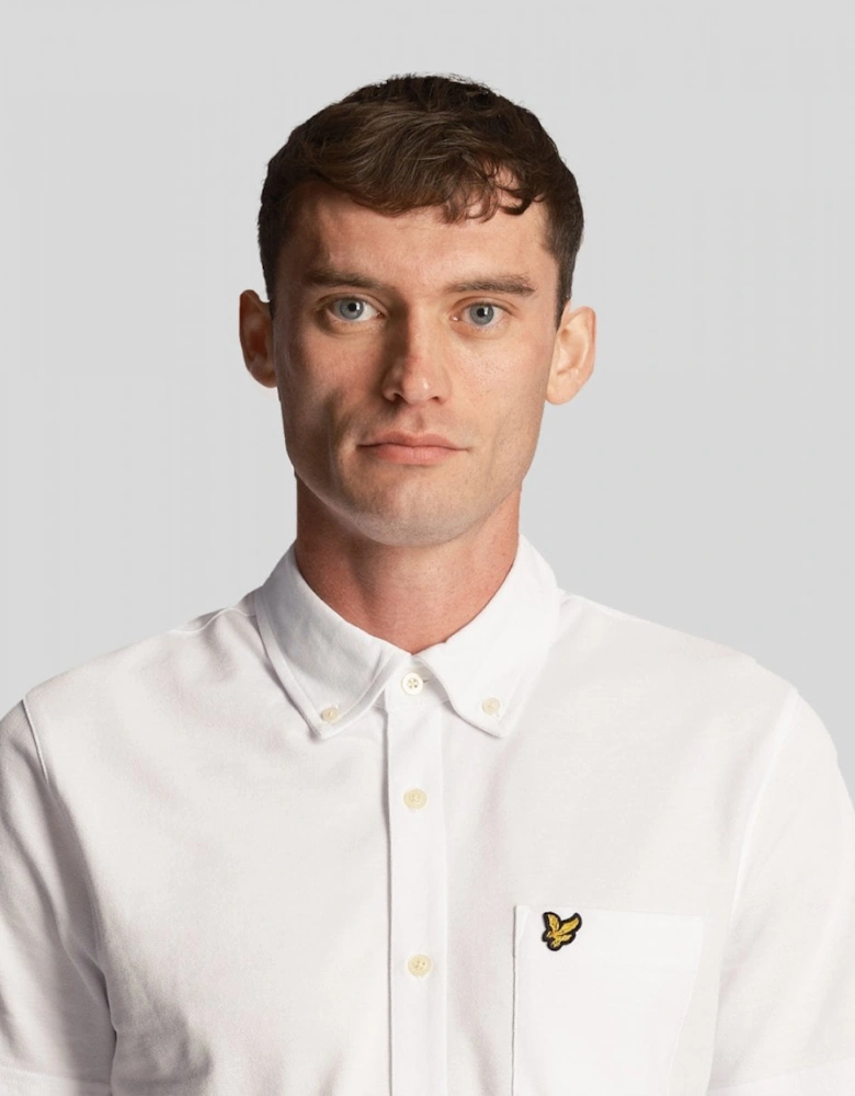 Lyle & Scott Mens Short Sleeve Pique Shirt