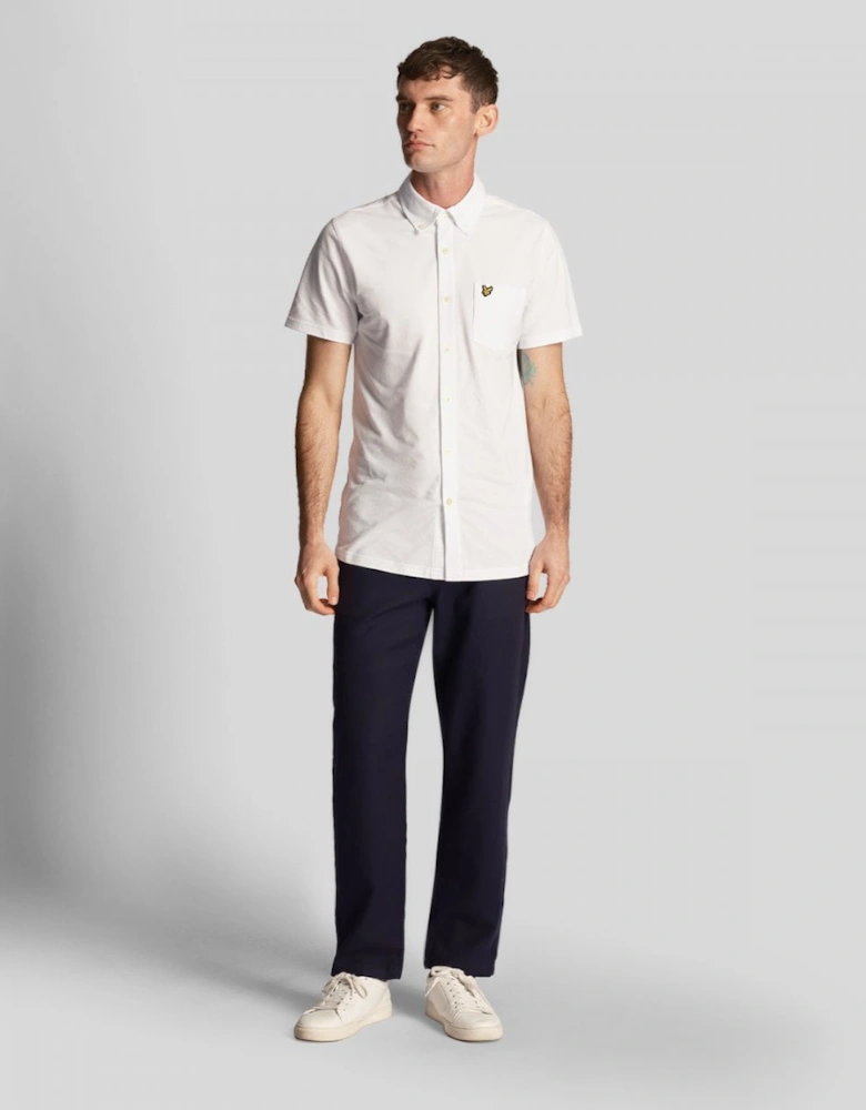 Lyle & Scott Mens Short Sleeve Pique Shirt