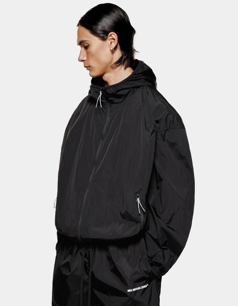 Active Nylon Hooded Jacket