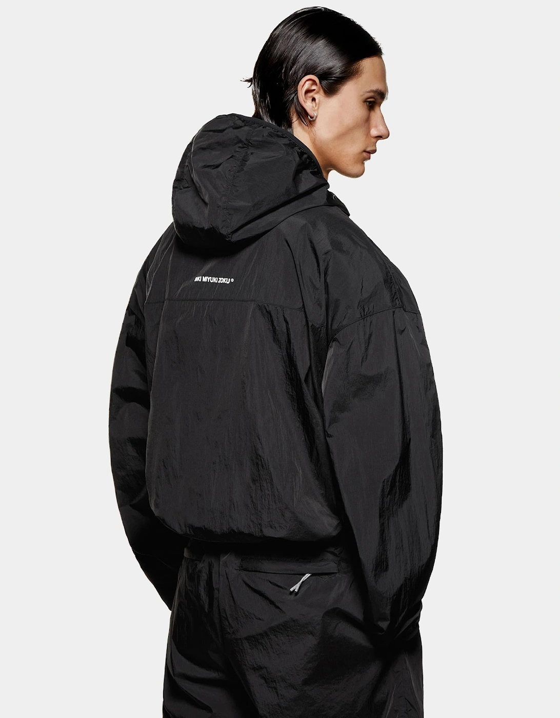 Active Nylon Hooded Jacket