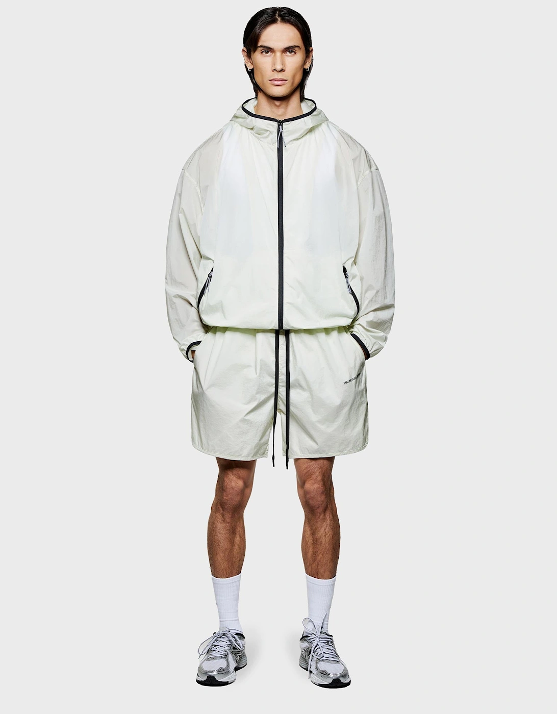 Active Nylon Hooded Jacket