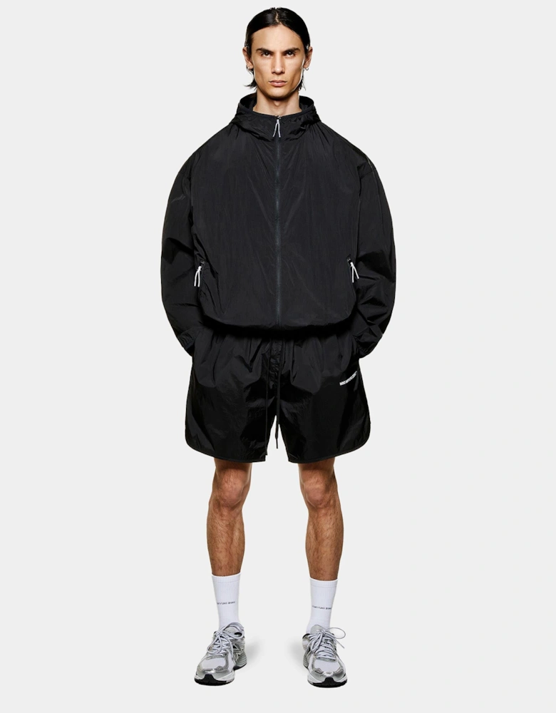 Active Nylon Hooded Jacket