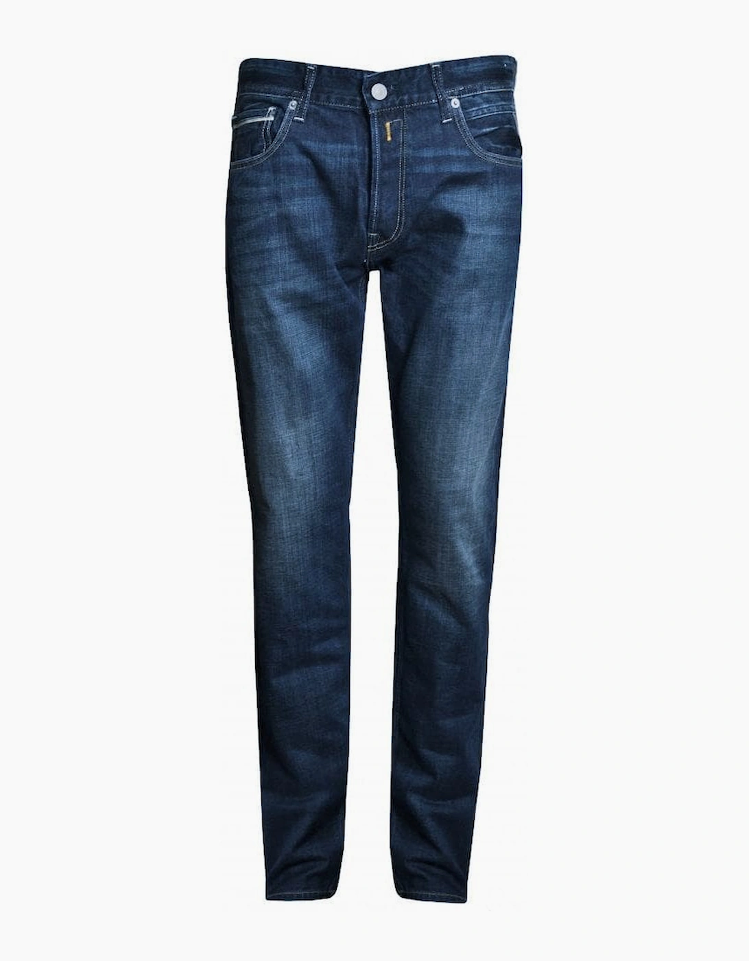 Replay Men's Blue Grover Straight Regular Fit Jeans  32/36 36/32