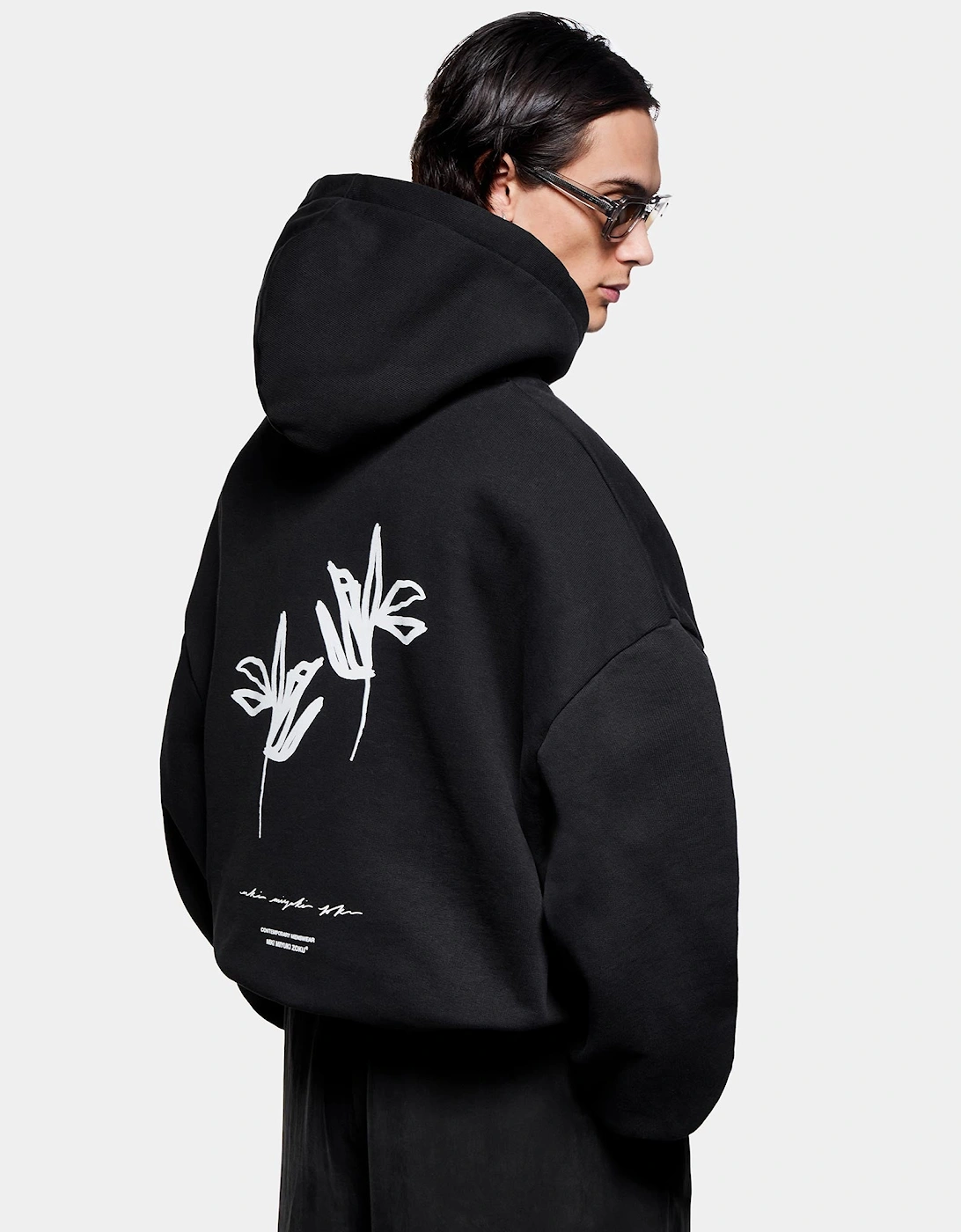 Ink Flower Hoodie, 5 of 4